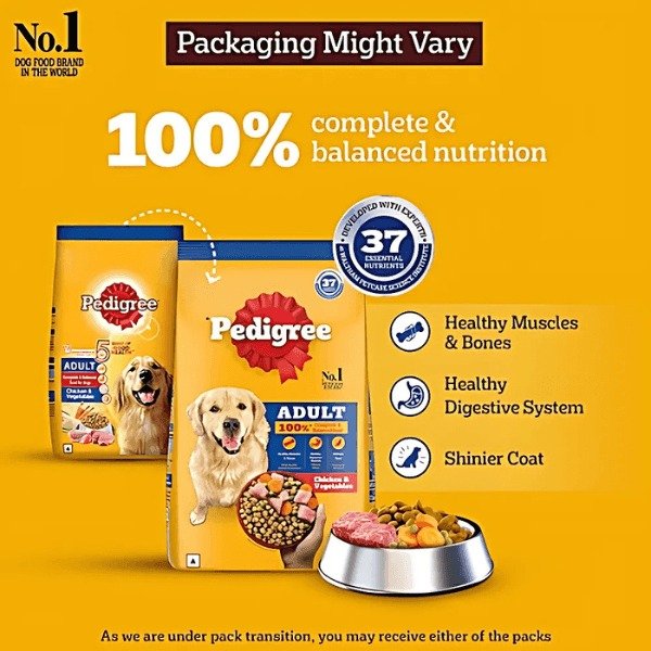 Pedigree Adult Dog Food (Chicken & Veg)