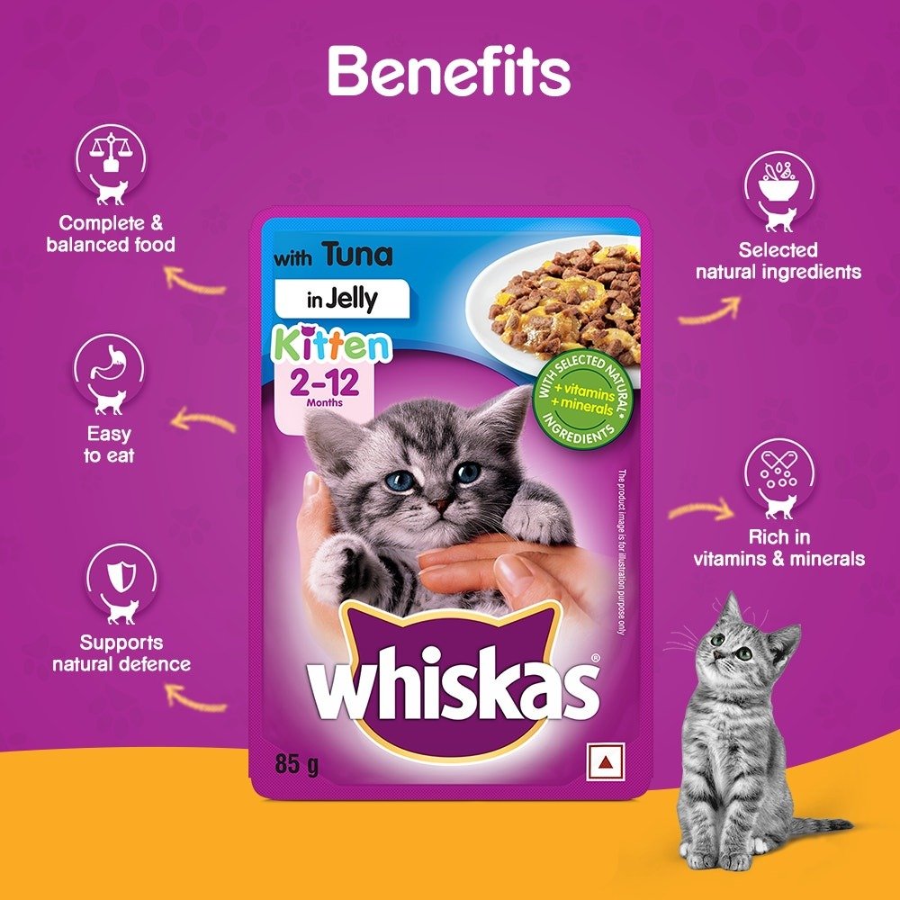 Whiskas Wet Cat Food (Tuna in Jelly)